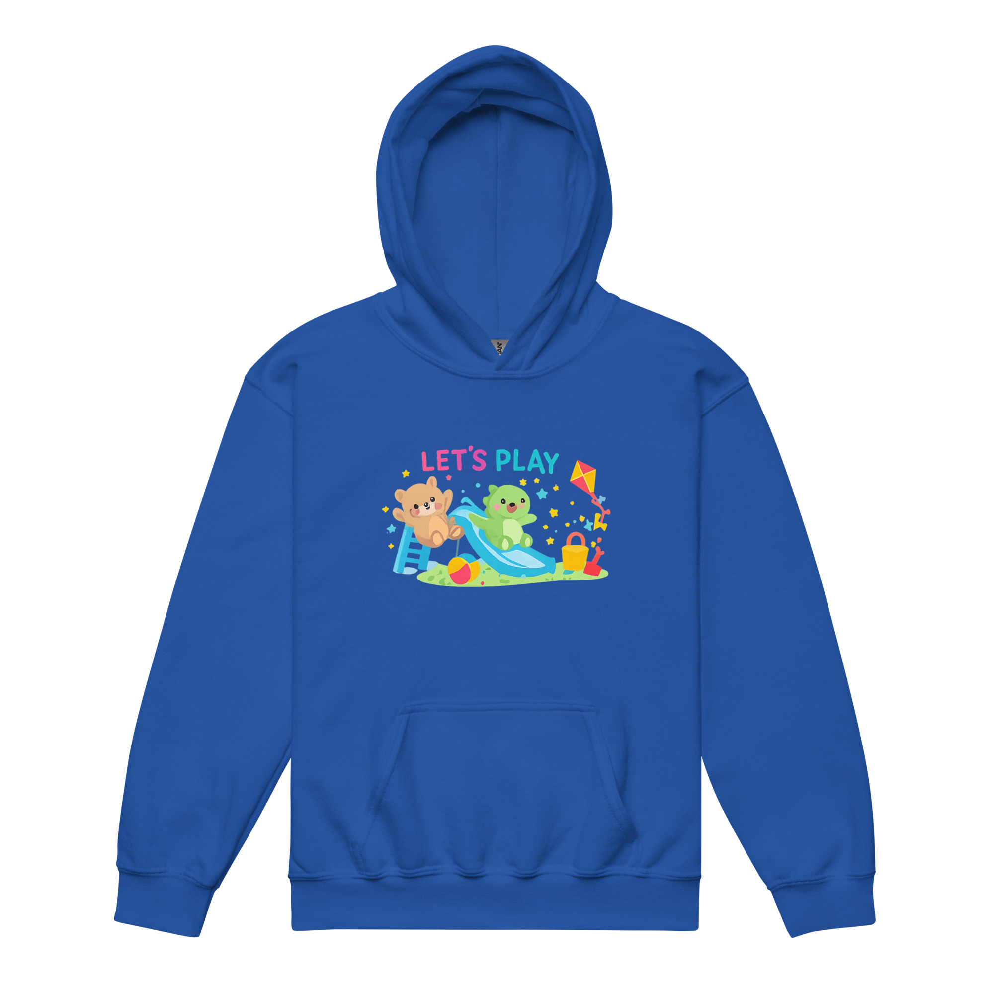 Let’s Play Kids Hoodie – Cute Playtime Hoodie for Girls & Boys, Fun Animal Sweatshirt for Children