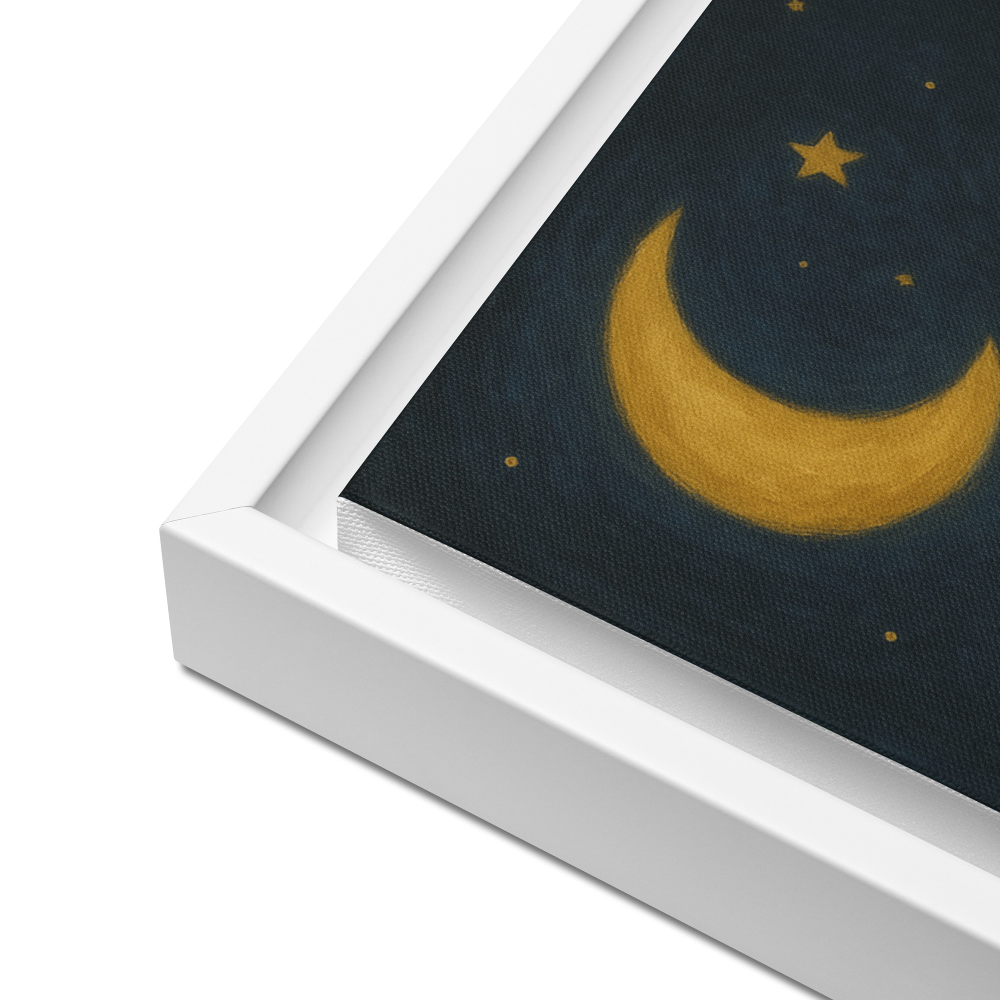 Sleepy Moon Bear Nursery Wall Art – Cute Bedtime Animal Art Print for Baby & Kids Room Decor (Unisex Neutral Night Sky Theme)