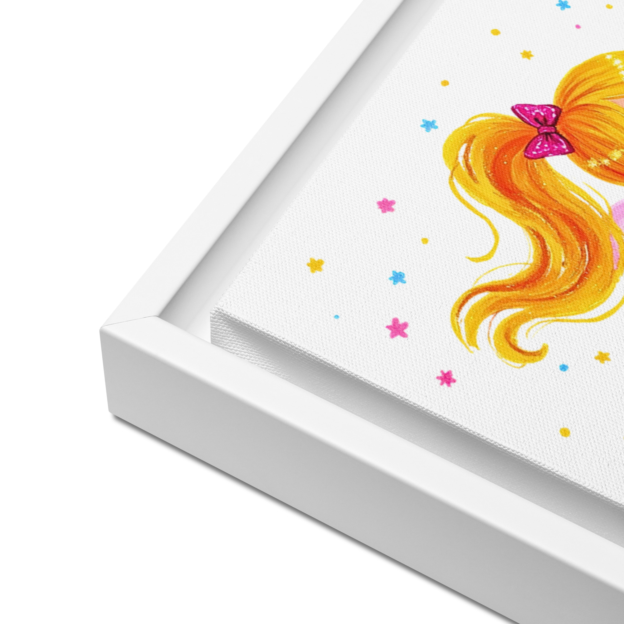 Pink Fairy Wall Art for Girls Room – Cute Ballerina Fairy Print | Nursery Decor | Toddler Bedroom Artwork | Magical Princess Butterfly Poster