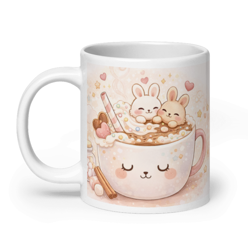 cute Kids Mug I Adorable Drinkware for Kids I Sweet pastel children’s mug perfect for milk, cocoa & bedtime moments