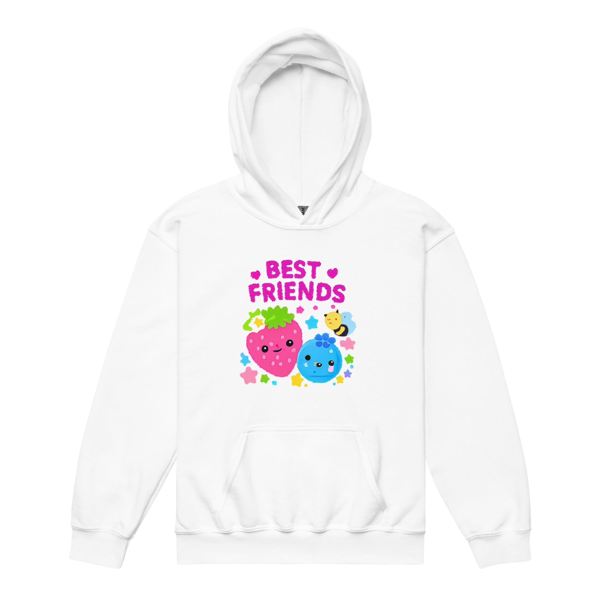 Best Friends Kids Hoodie – Cute Fruit Friends Hoodie for Girls & Boys, Playful Sweatshirt for  Children