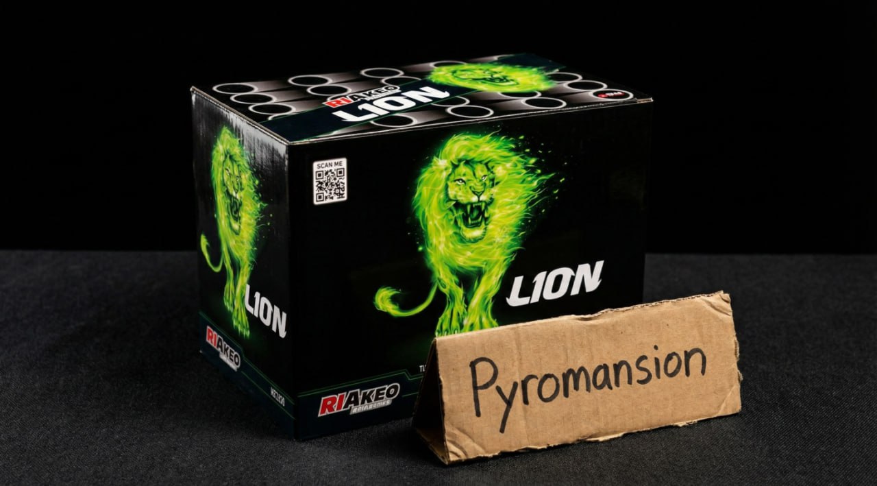 Riakeo Lion 25 Schuss Feuerwerksbatterie