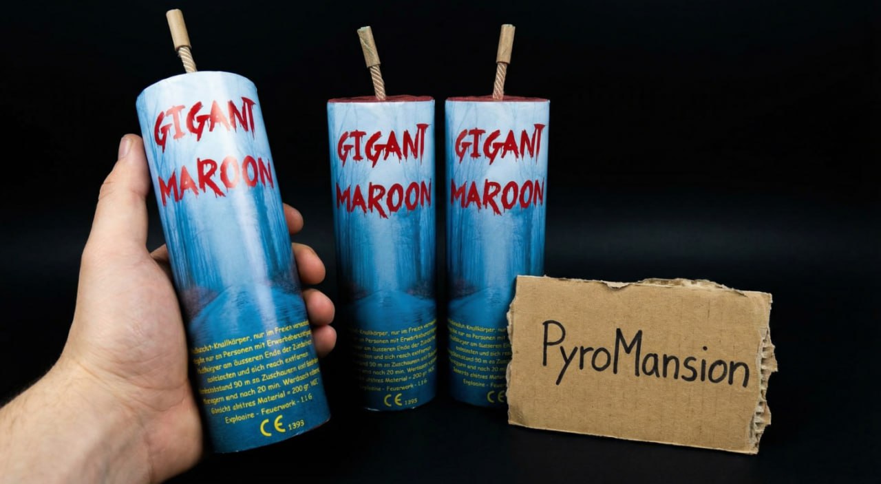 Gigant Maroon Feuerwerkskörper 200G