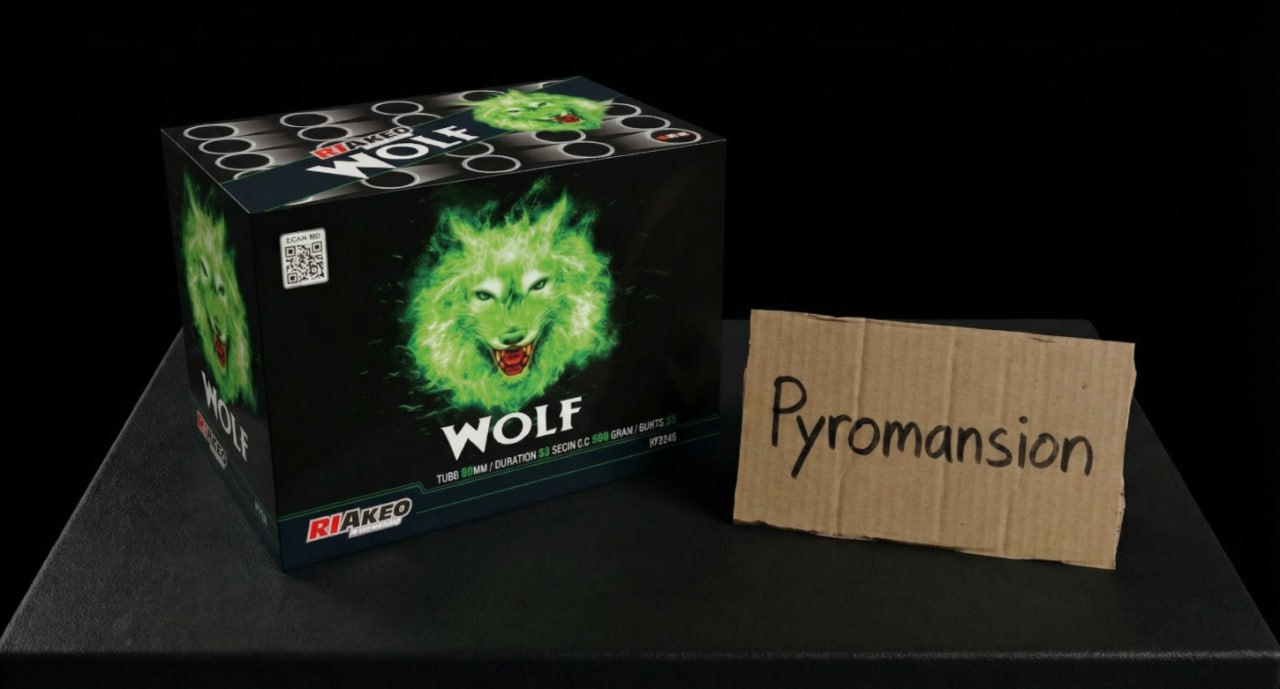 Riakeo Wolf 25 Schuss Feuerwerksbatterie