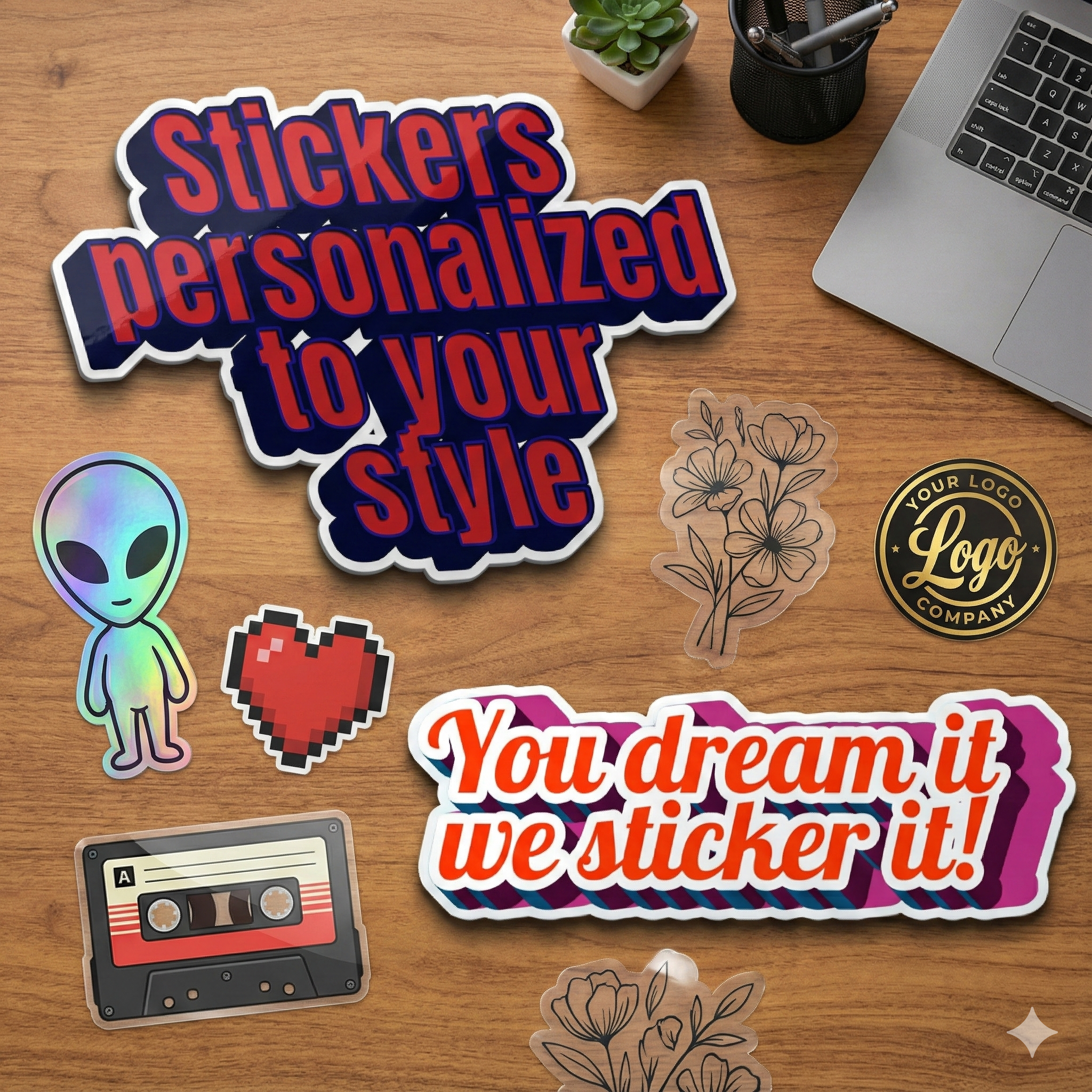 Custom-made stickers