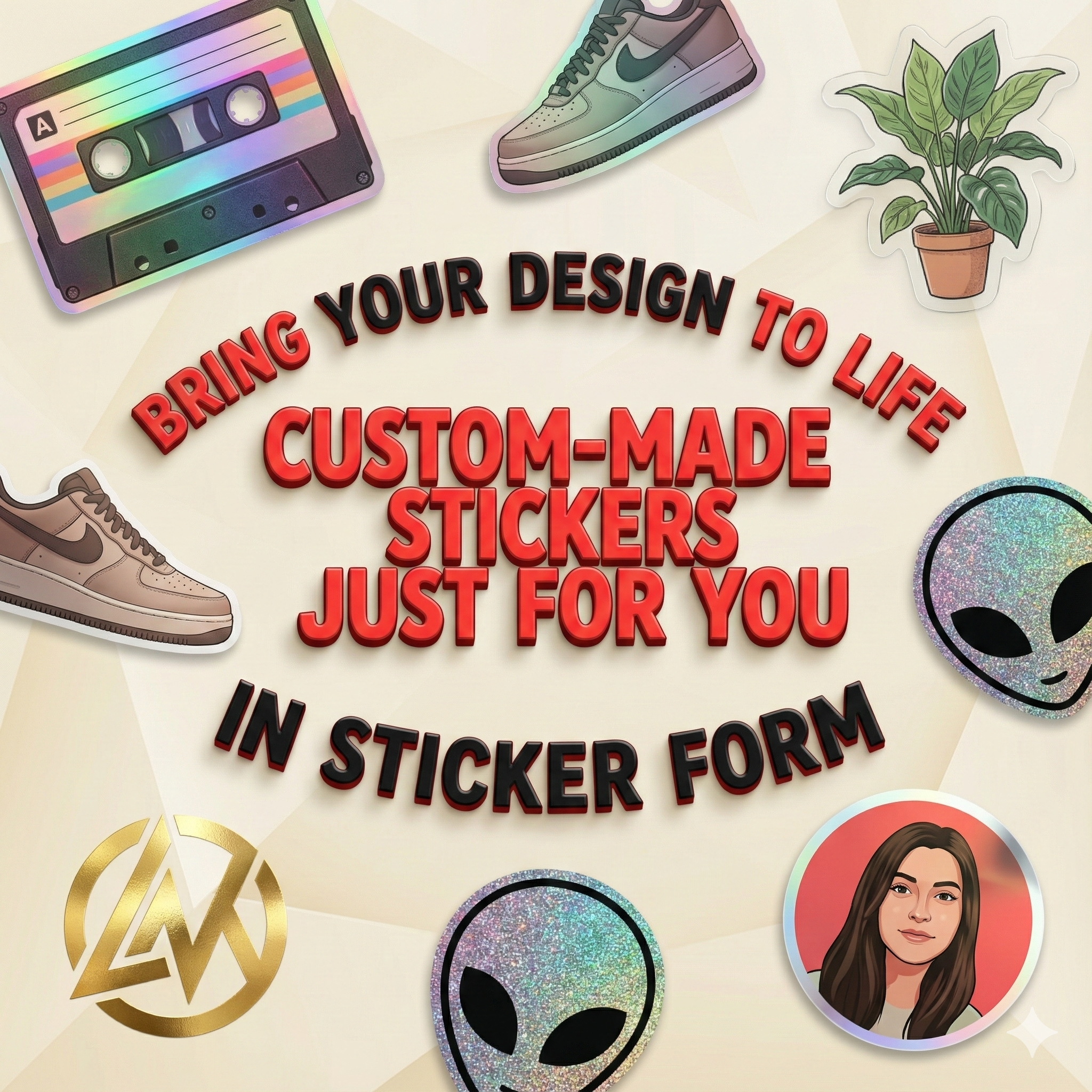 Custom-made stickers