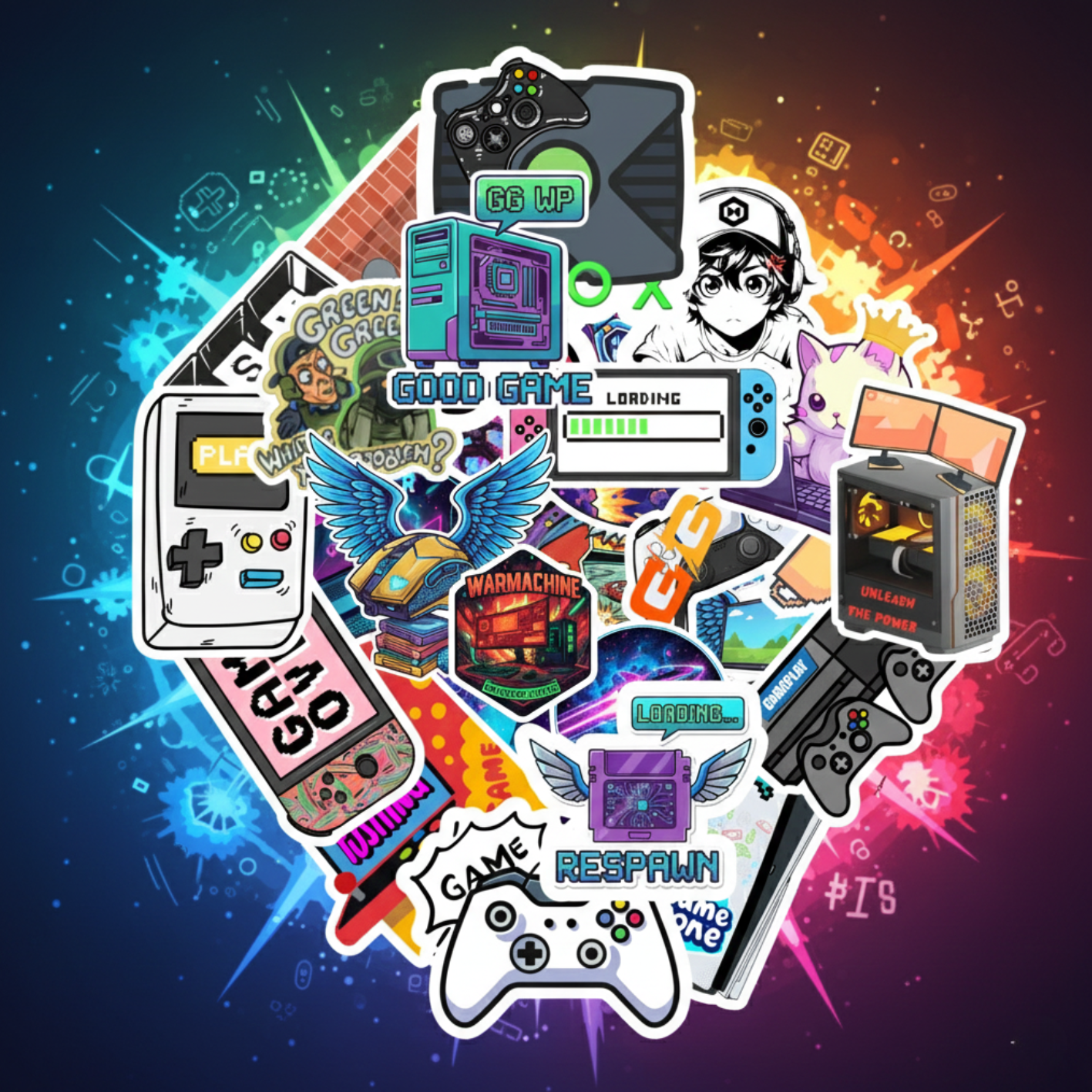Retro Gaming Stickers