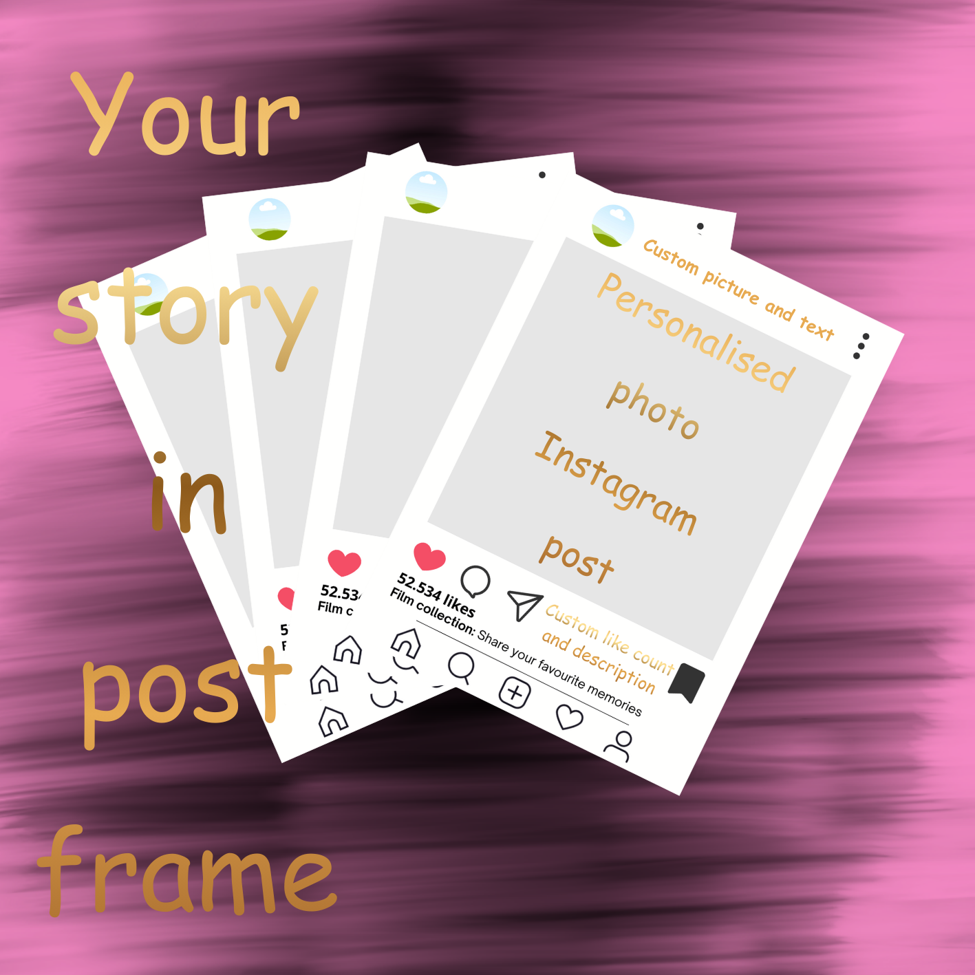 Custom Instagram Post Frame