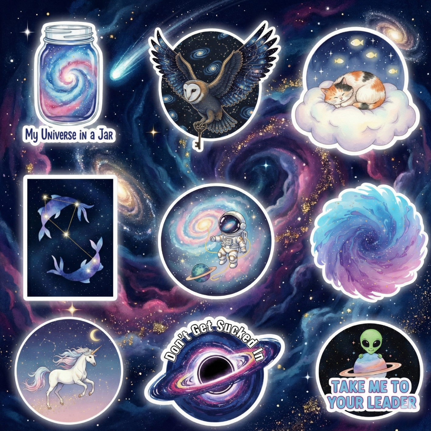 Celestial & Cosmic Dreams Stickers