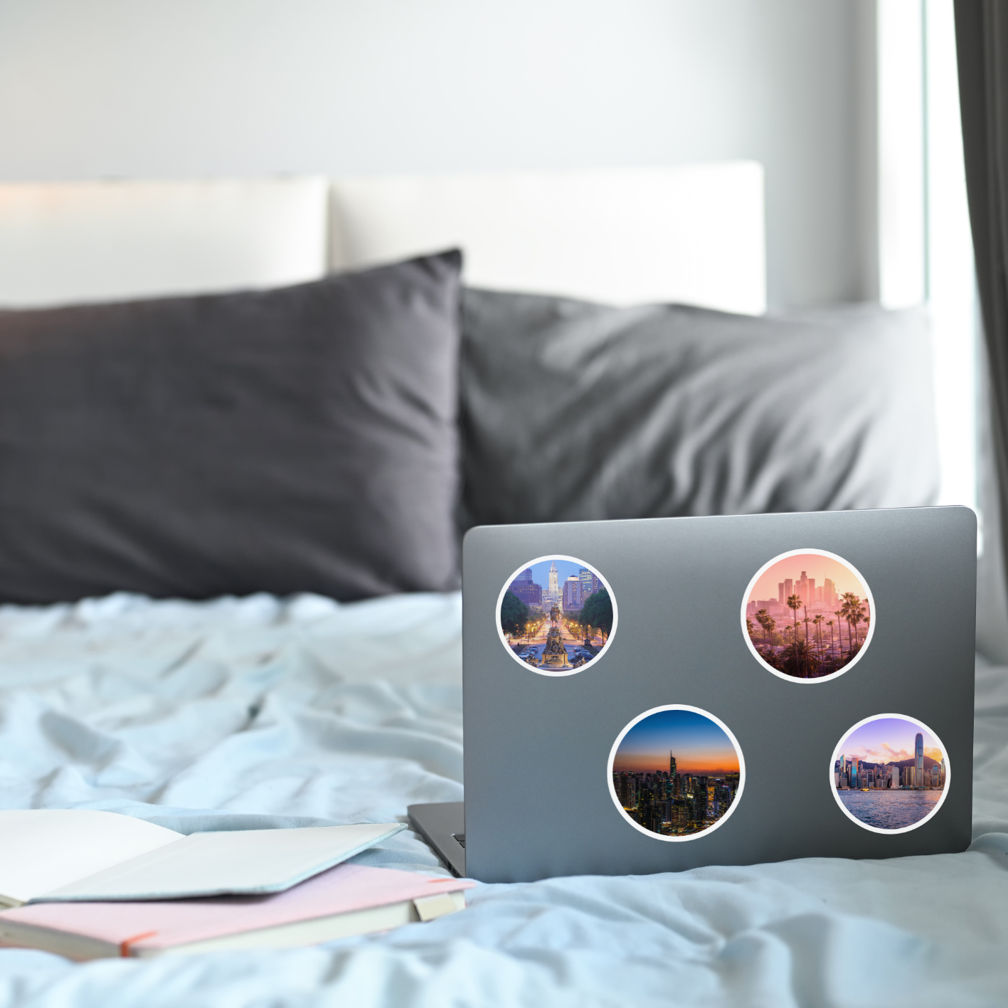 Modern Cityscape Stickers