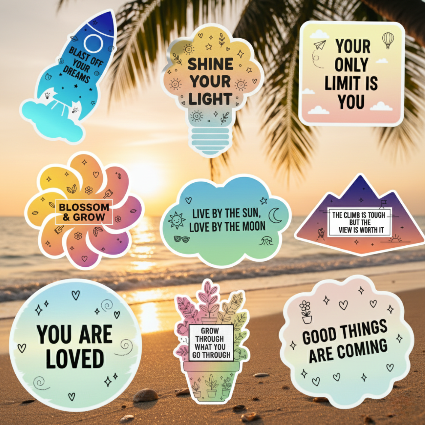 Inspirational Vinyl Stickers