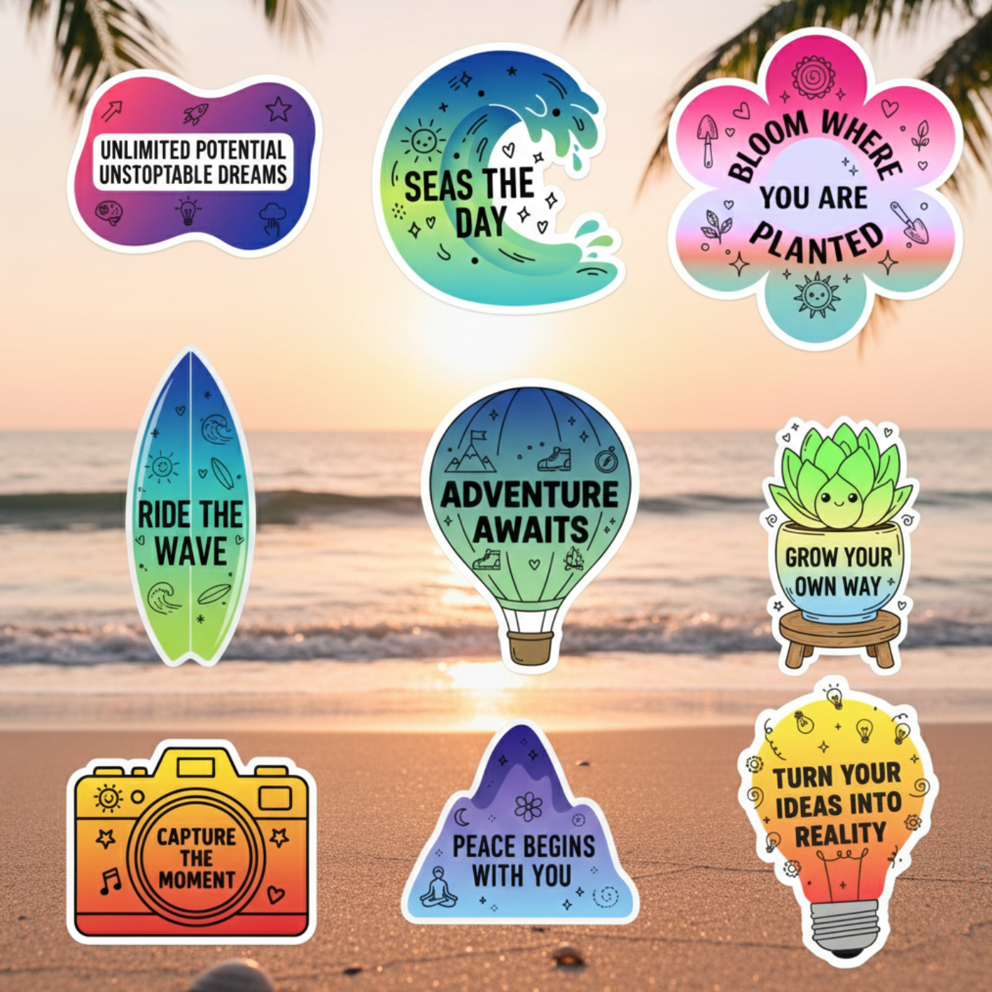 Inspirational Vinyl Stickers