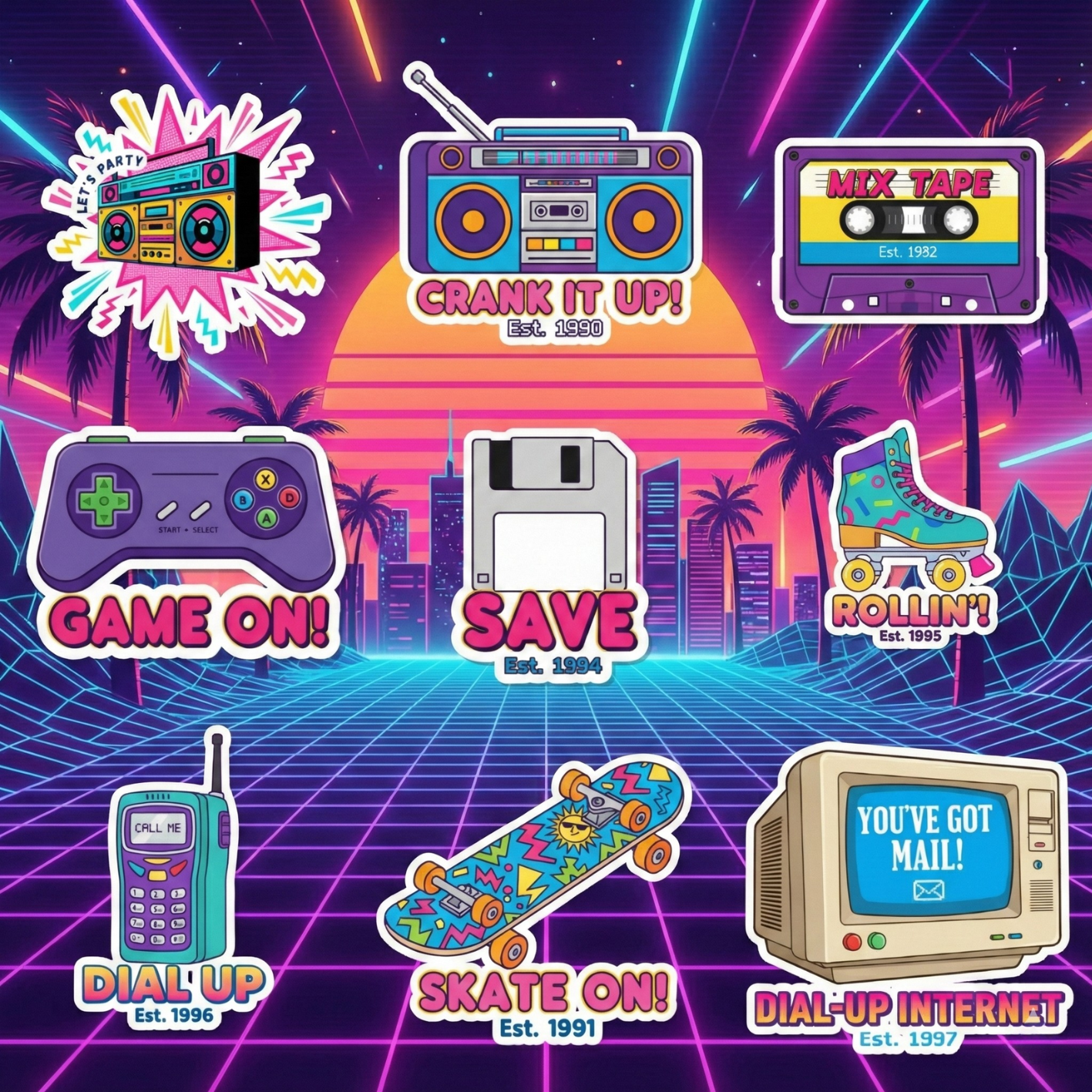 '80 '90 Retro Nostalgia