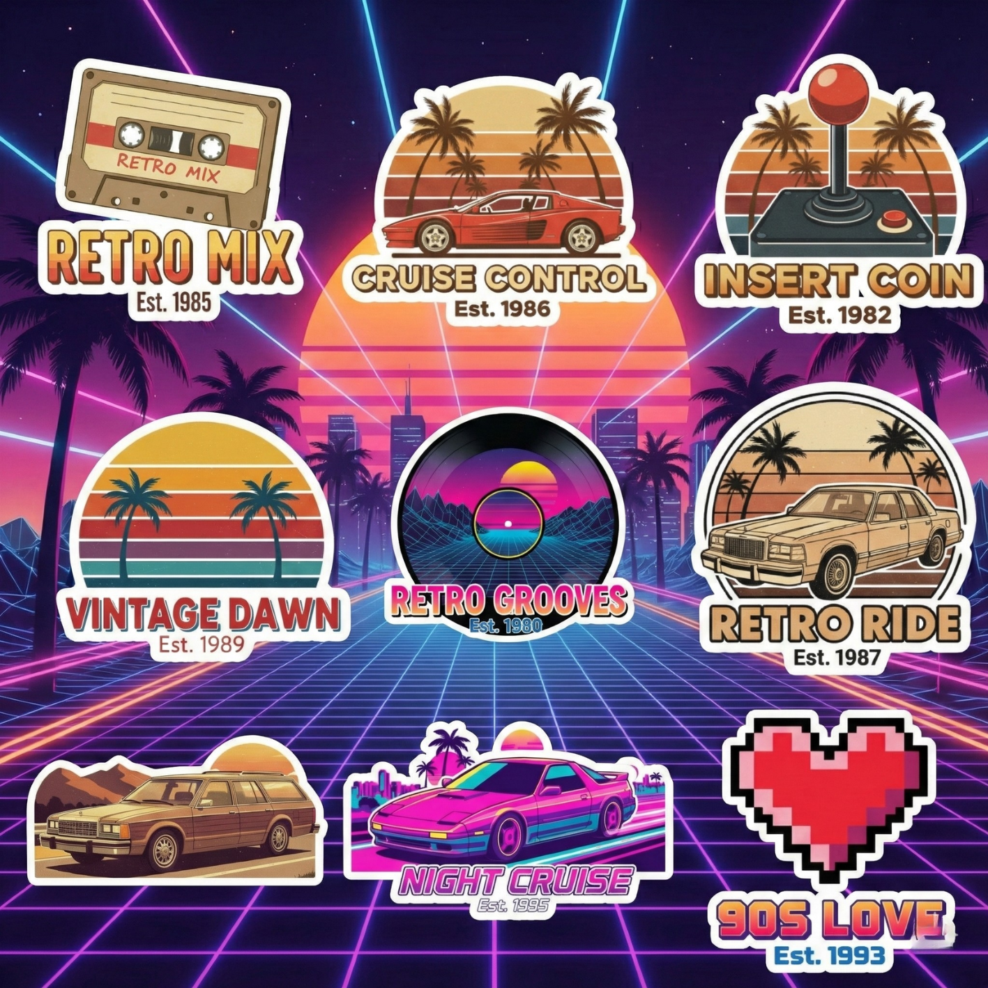 '80 '90 Retro Nostalgia