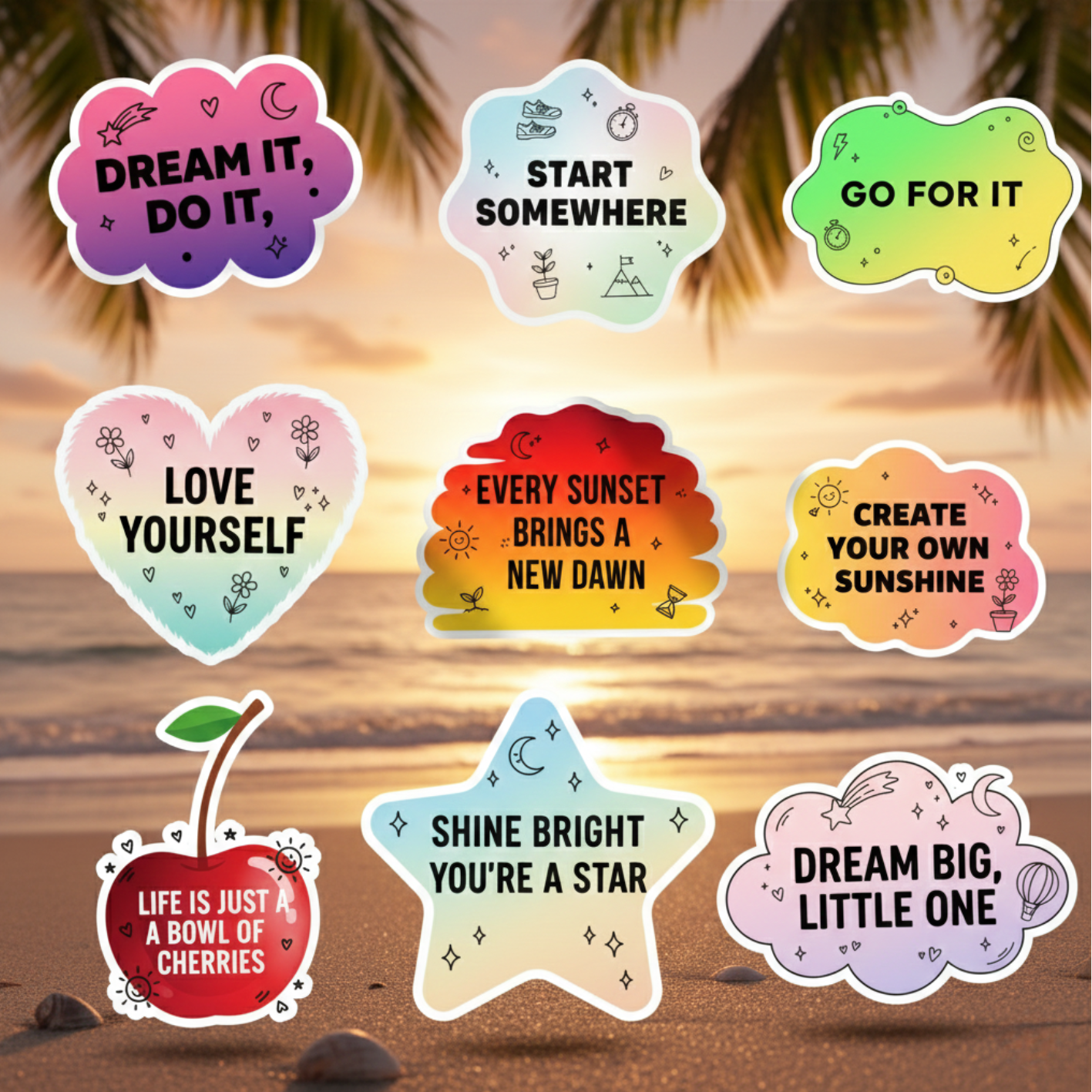 Inspirational Vinyl Stickers