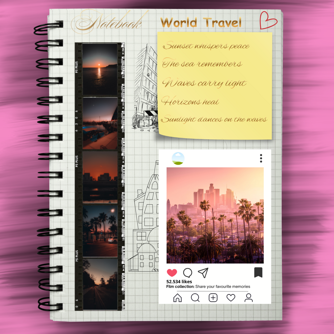 Custom Filmstrip and Instagram Post Bundle