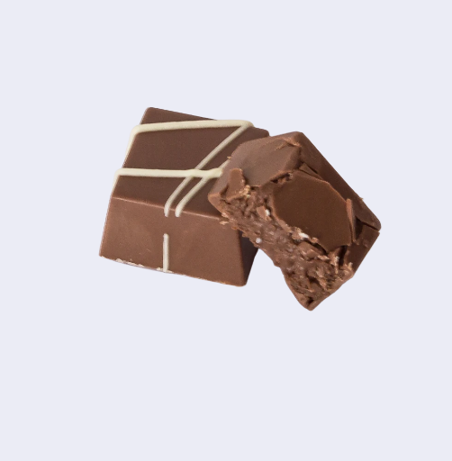 Bombom de Pasta de Avelã com Crocante - 6 unidades