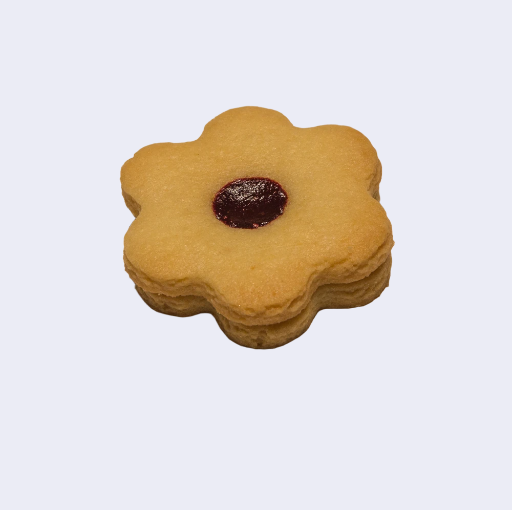 Biscoito Amanteigado com Geleia de Frutas Vermelhas - 6 unidades