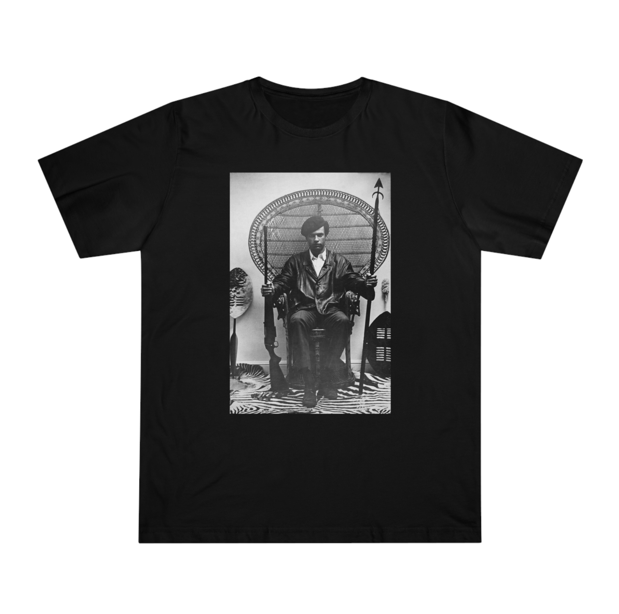 T-shirt noir à imprimé Huey Percy NEWTON