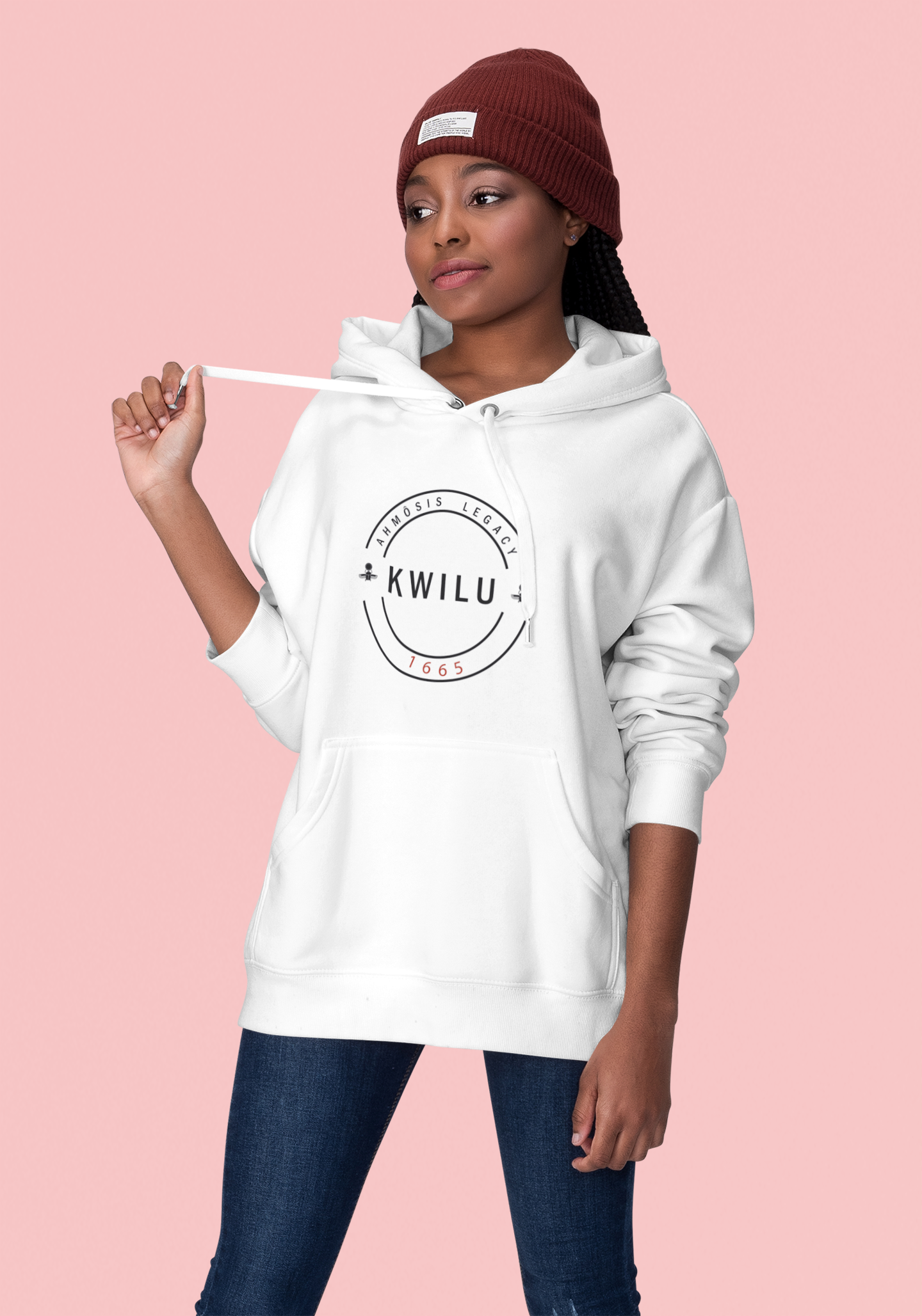 Sweat à capuche Femme brodé KWÏLU