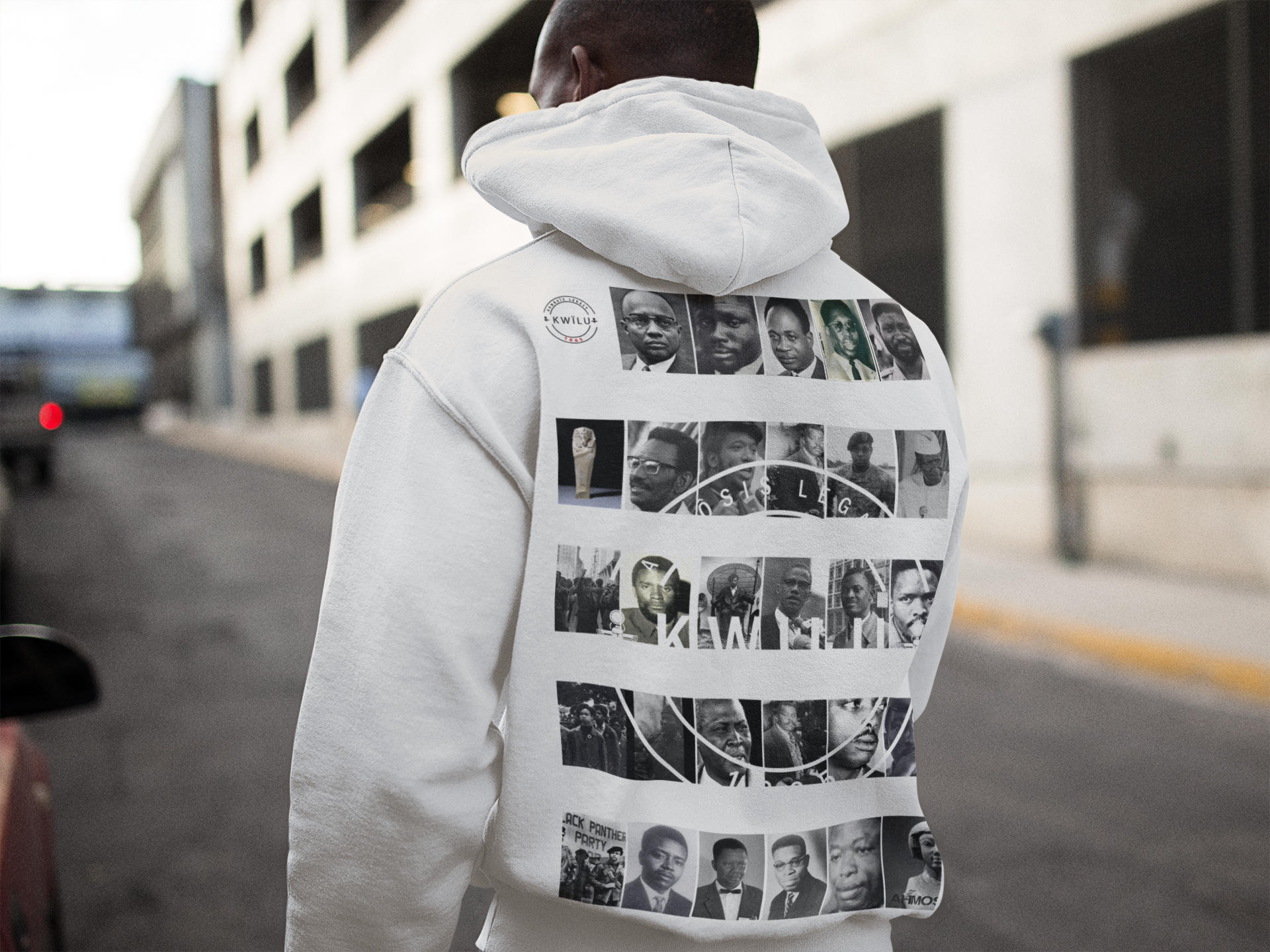 Sweat à capuche MIXTE Mosaïque LEADERS