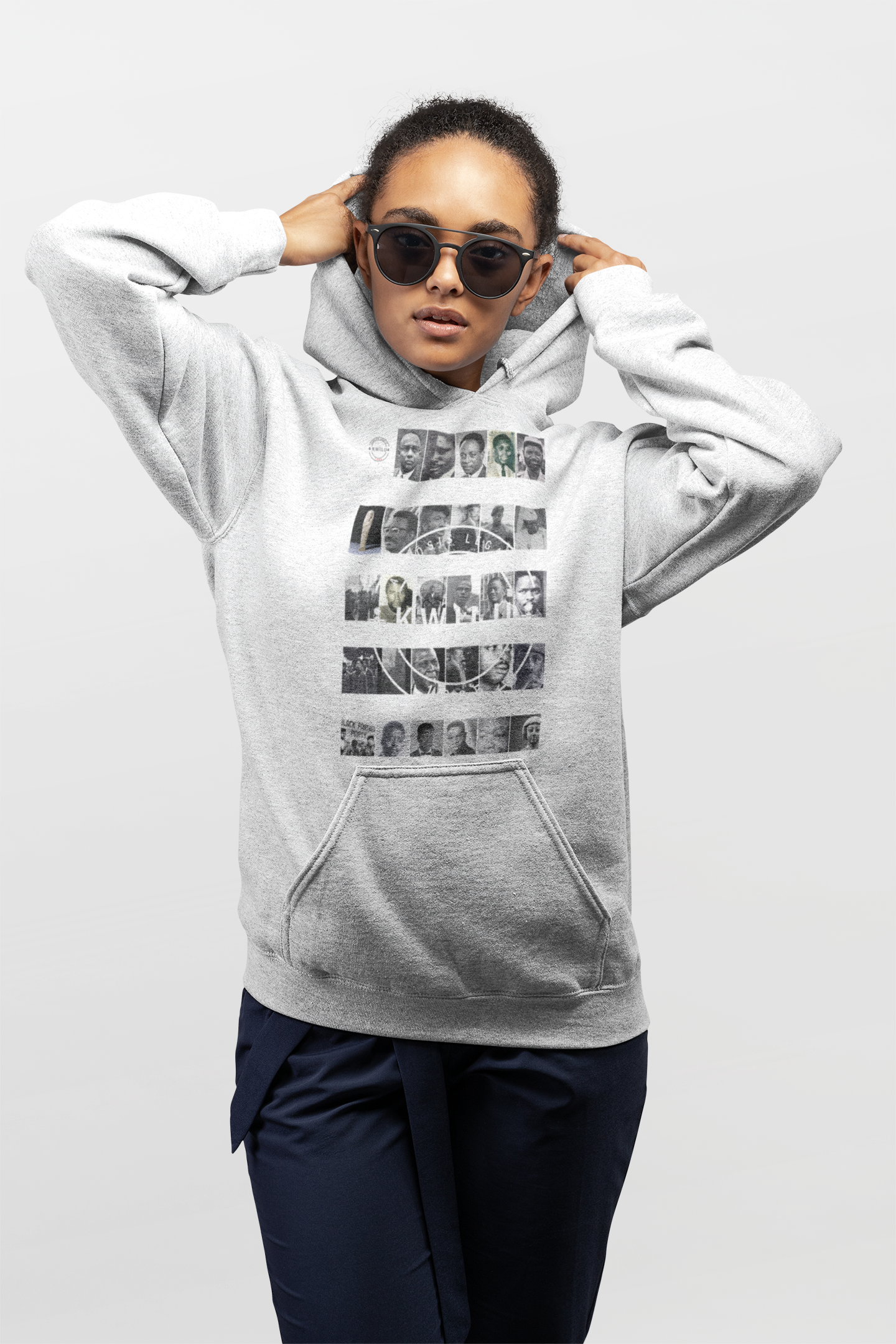 Sweat à capuche MIXTE Mosaïque LEADERS