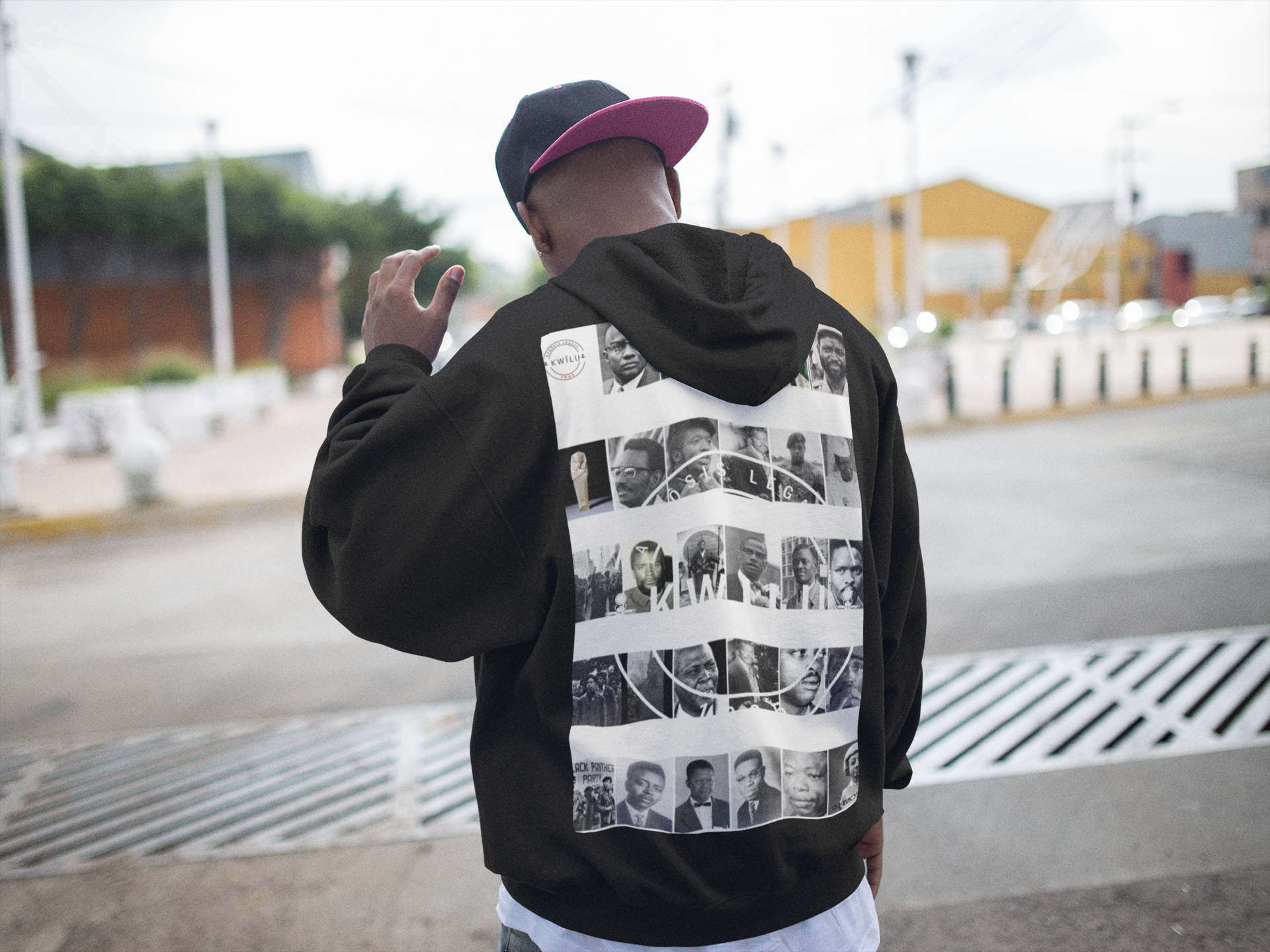 Sweat à capuche MIXTE Mosaïque LEADERS