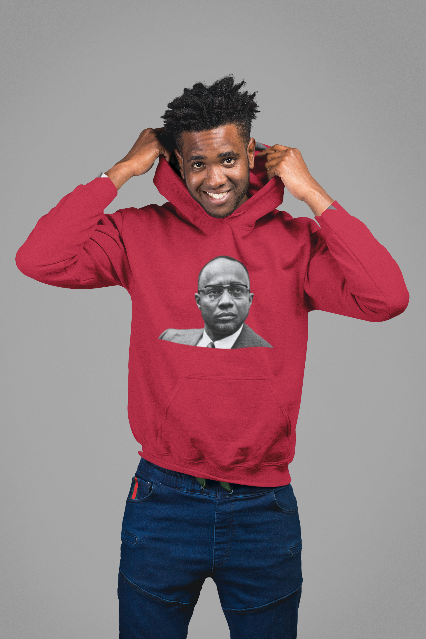 Sweat à capuche Homme imprimé Amilcar CABRAL