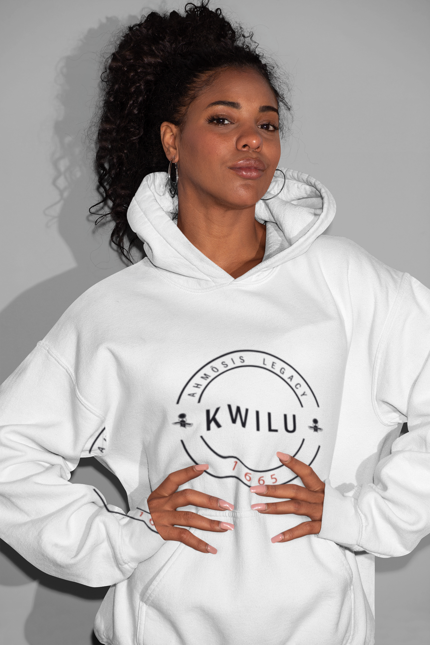 Sweat à capuche Femme brodé  KWÏLU