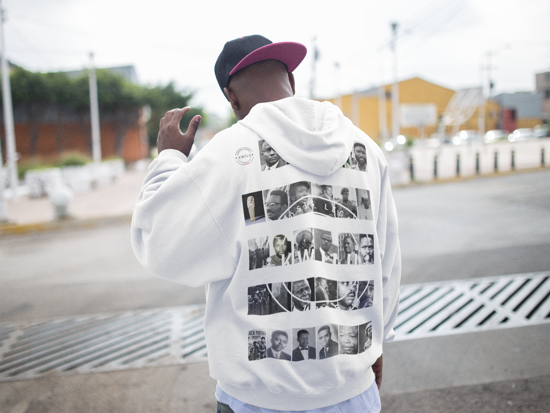 Sweat à capuche MIXTE Mosaïque LEADERS