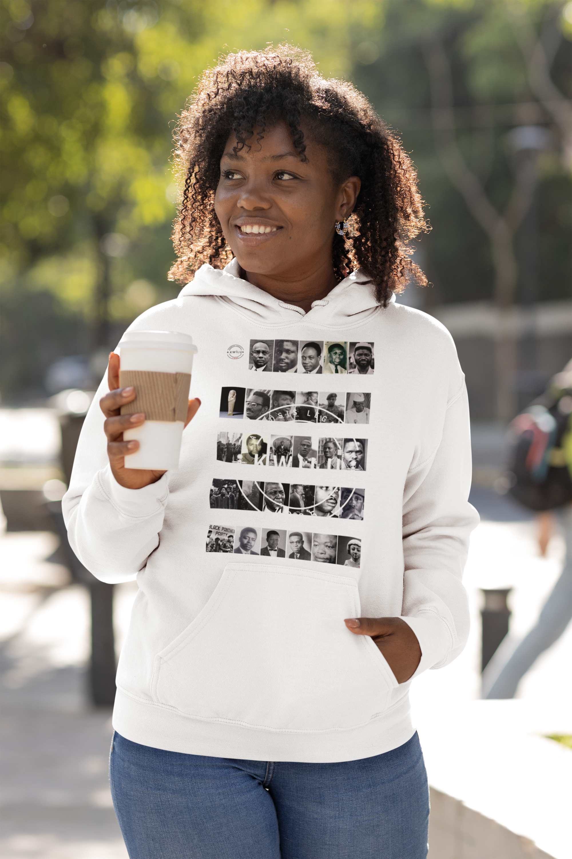 Sweat à capuche MIXTE Mosaïque LEADERS