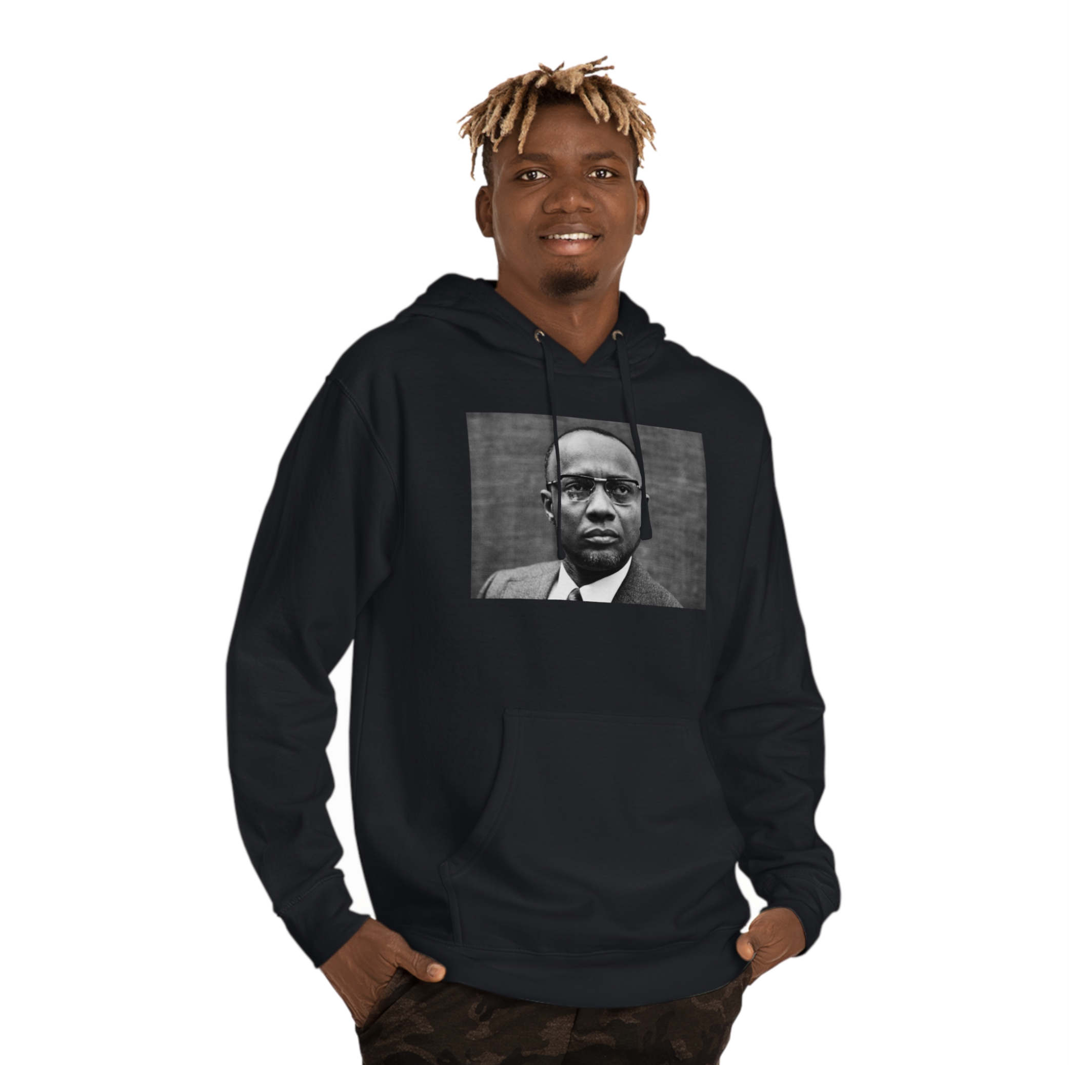 Sweat à capuche Homme imprimé Amilcar CABRAL