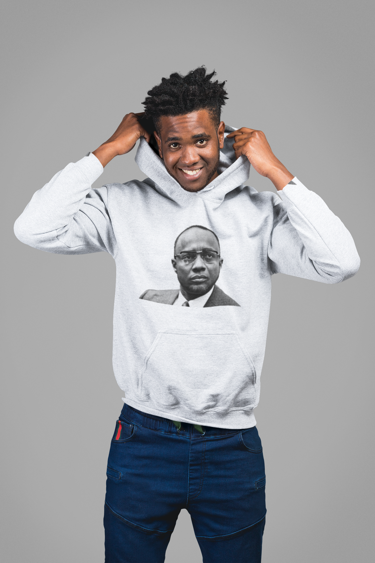 Sweat à capuche Homme imprimé Amilcar CABRAL