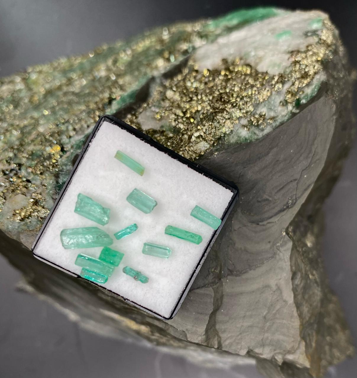 Cristales de Esmeralda Natural