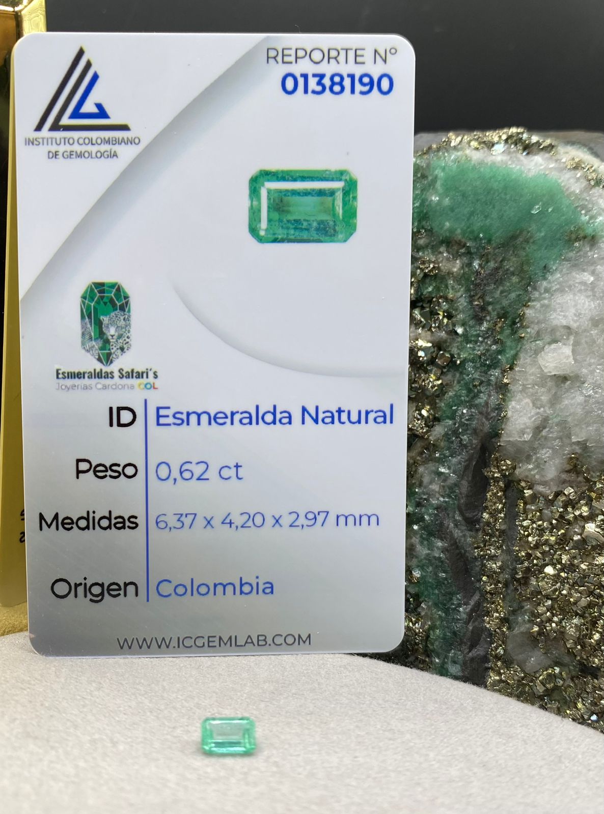 Esmeralda Natural Colombiana