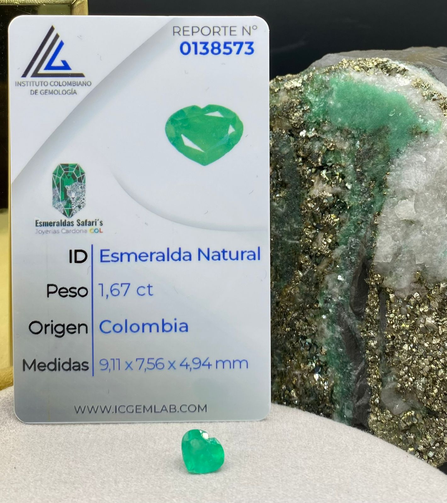 Esmeralda Natural Colombiana