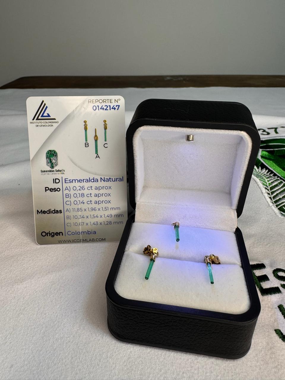 Topitos de Esmeralda Natural