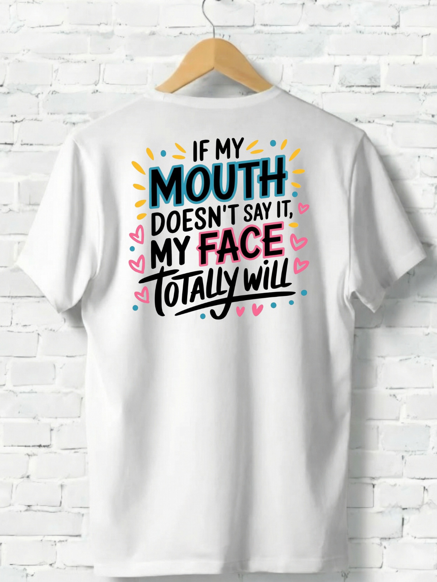 Expressive Face Statement T-Shirt