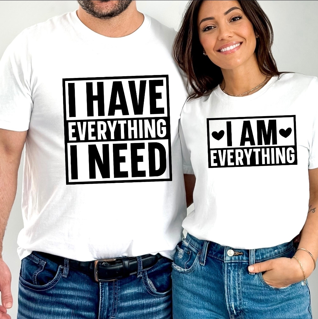 Couple Statement T-Shirt Set