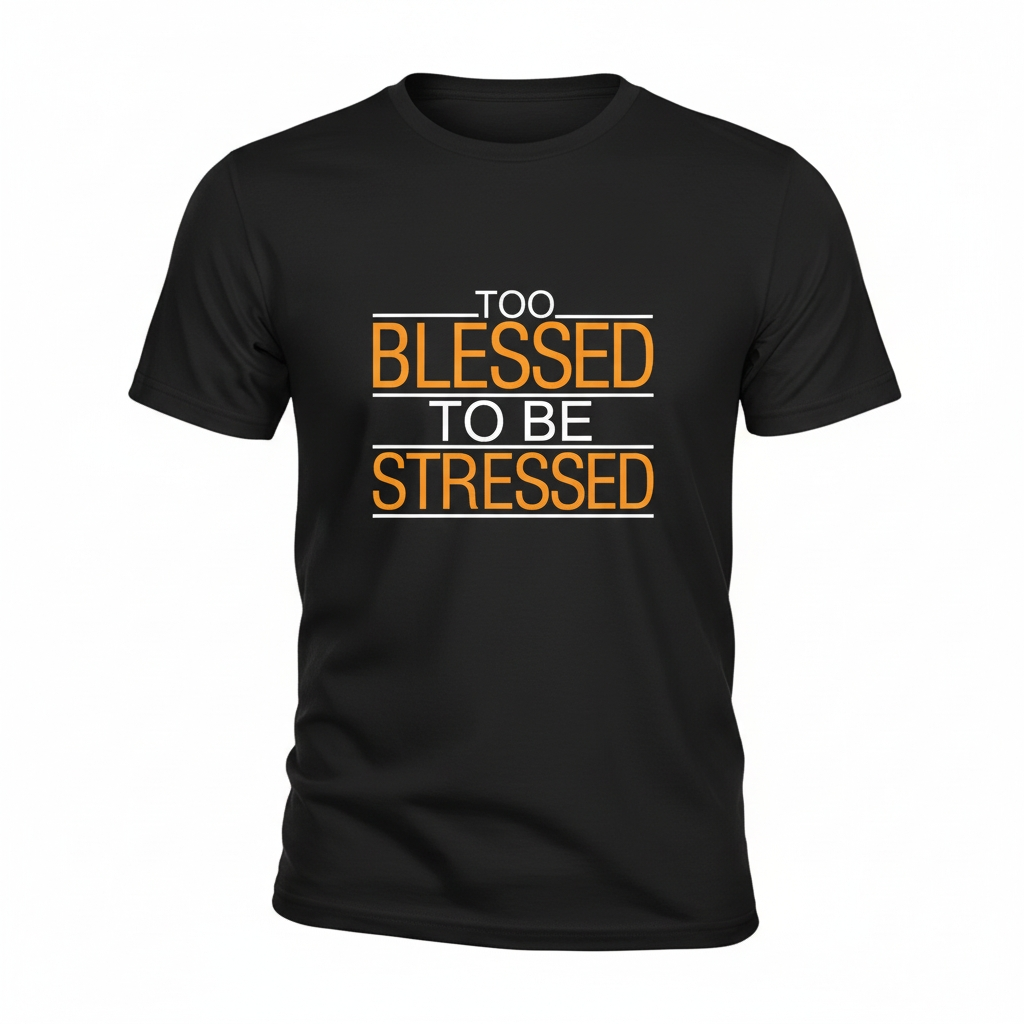 Too Blessed To Be Stressed T-Shirt