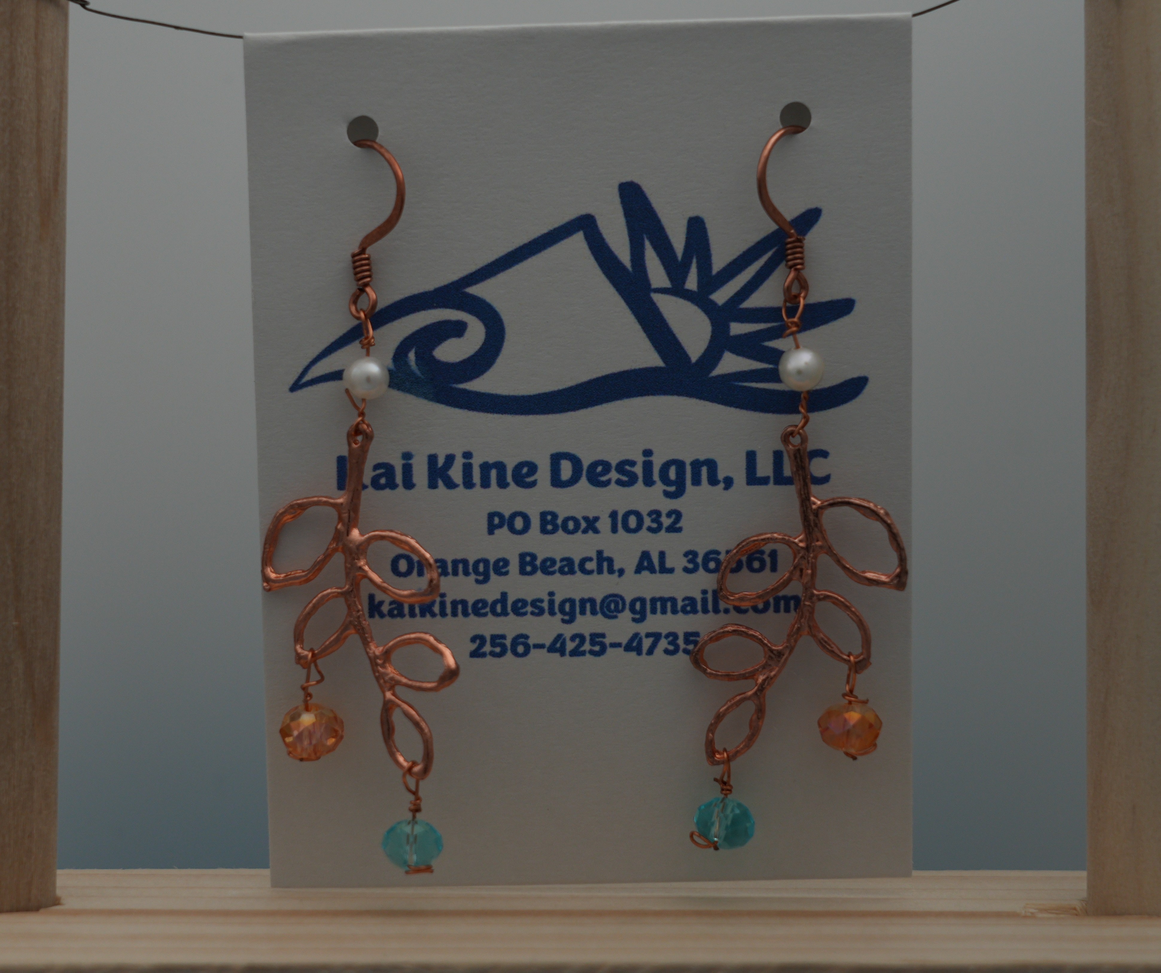 Handcrafted Copper Wire Earrings