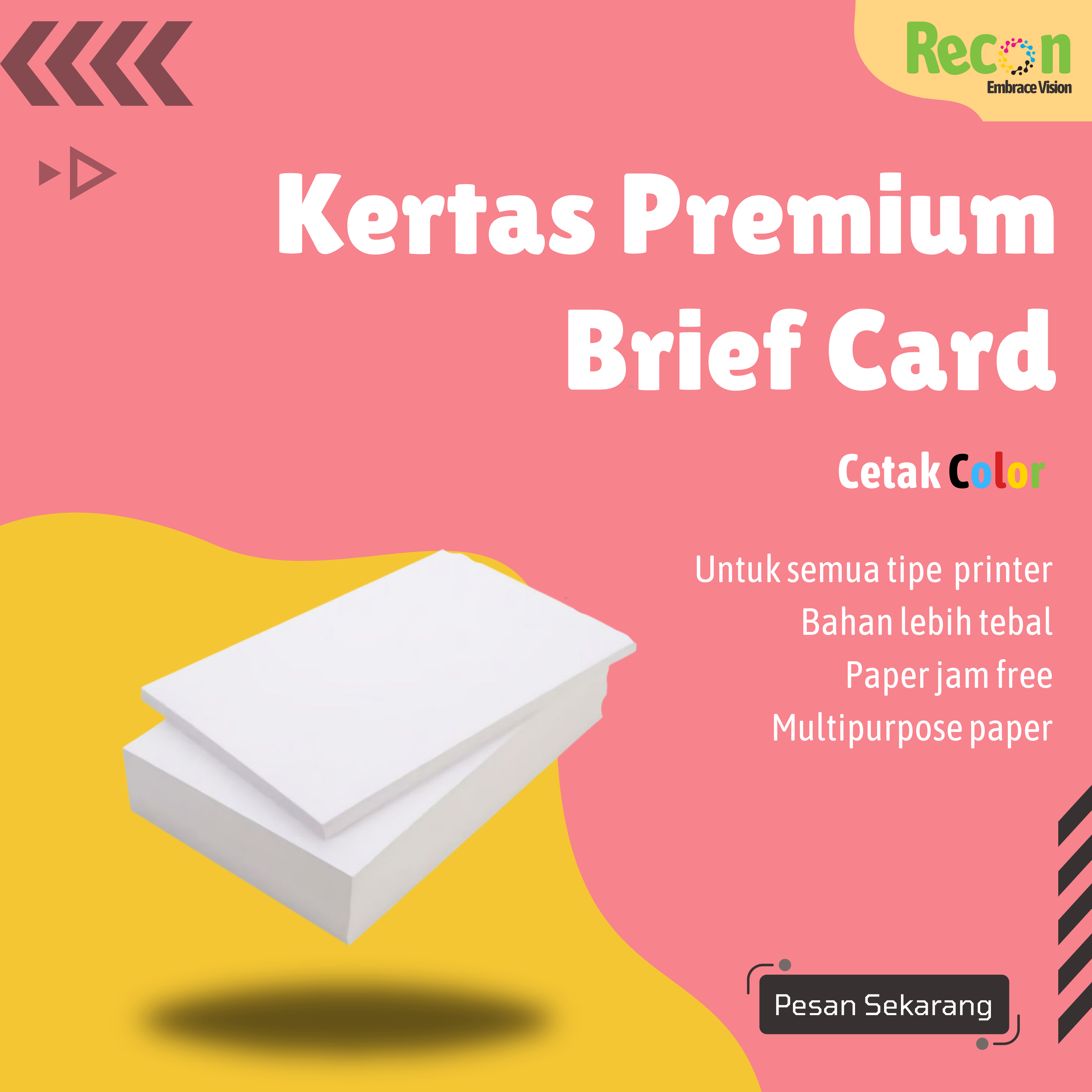 Kertas Premium Brief Card
