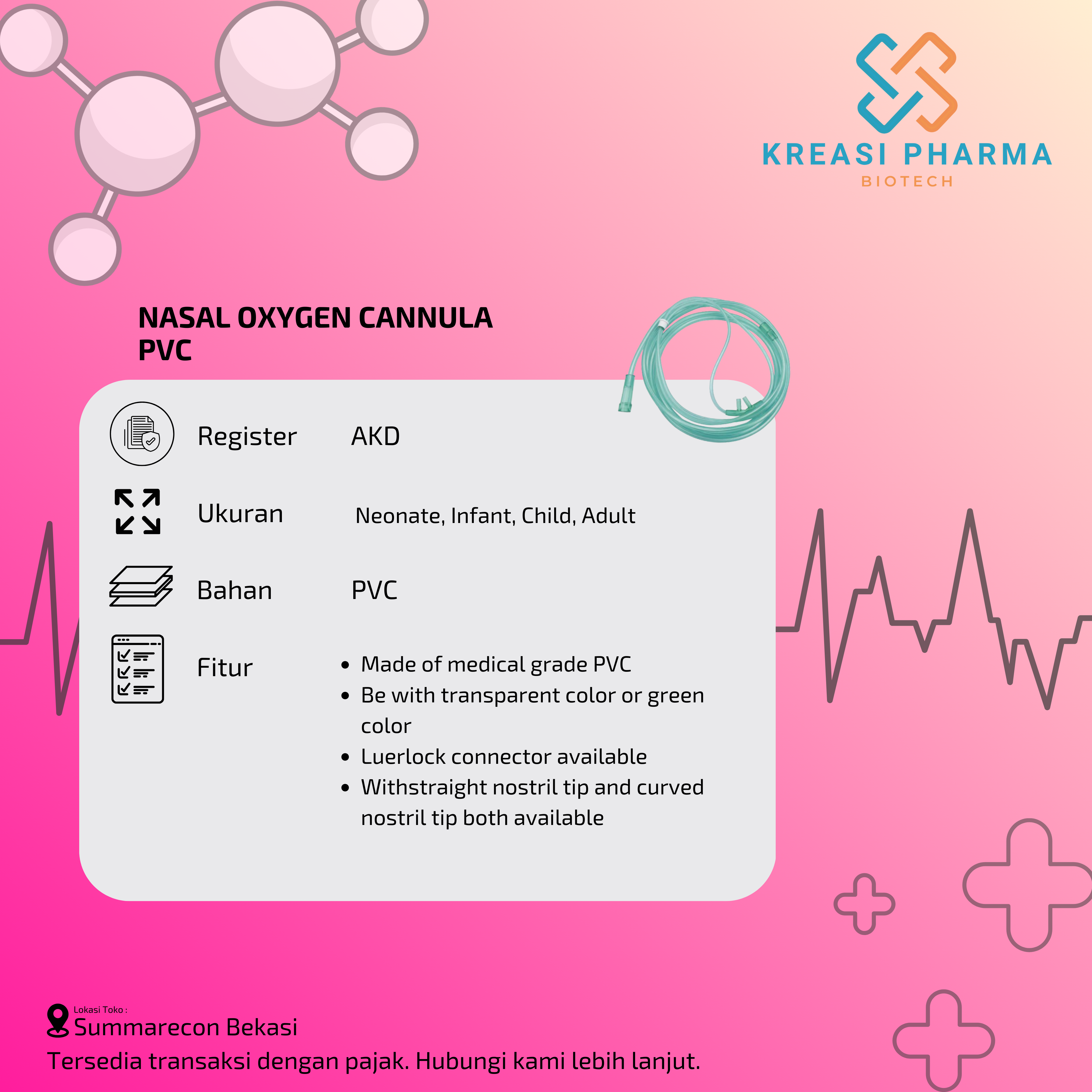Nasal Oxygen Cannula