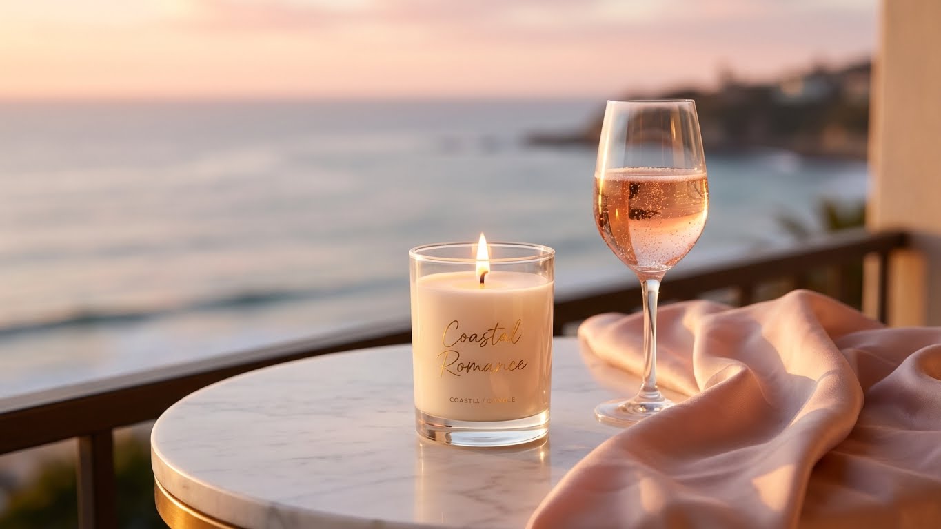 Coastal Romance Scented Candle