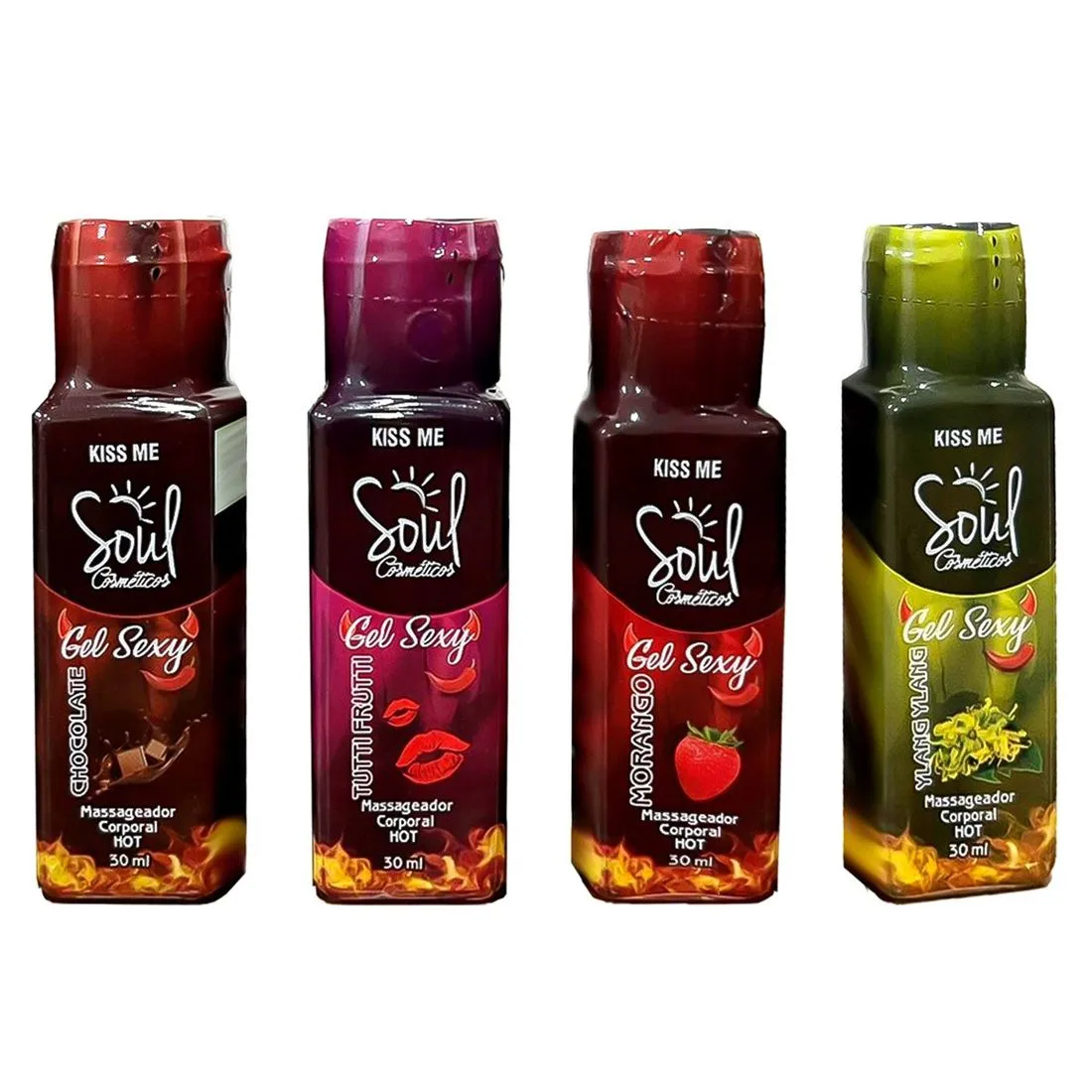 Gel Sexy Morango Soul Cosméticos