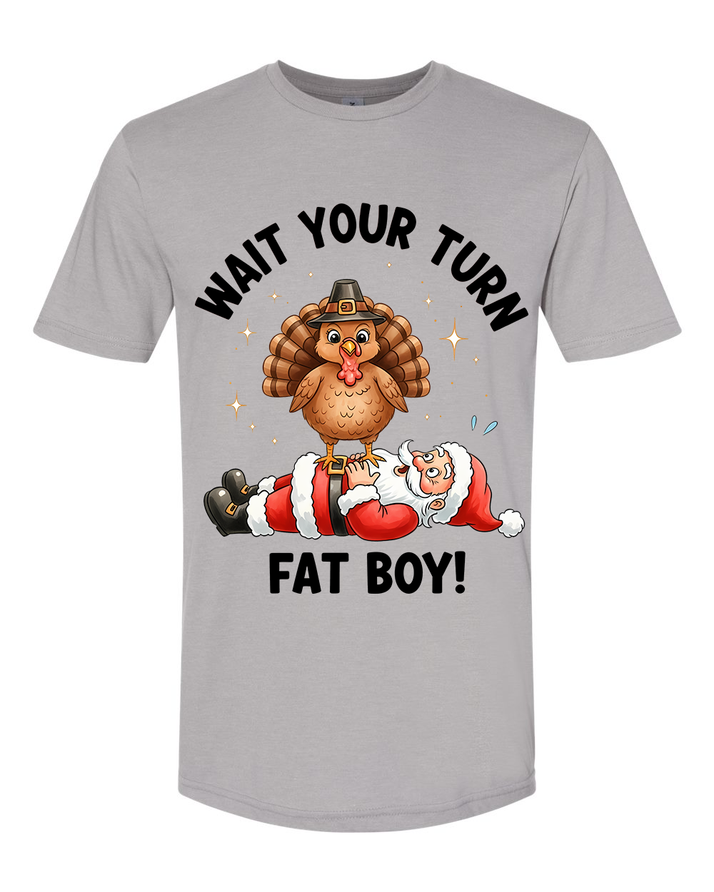 Funny Thanksgiving Santa T-Shirt
