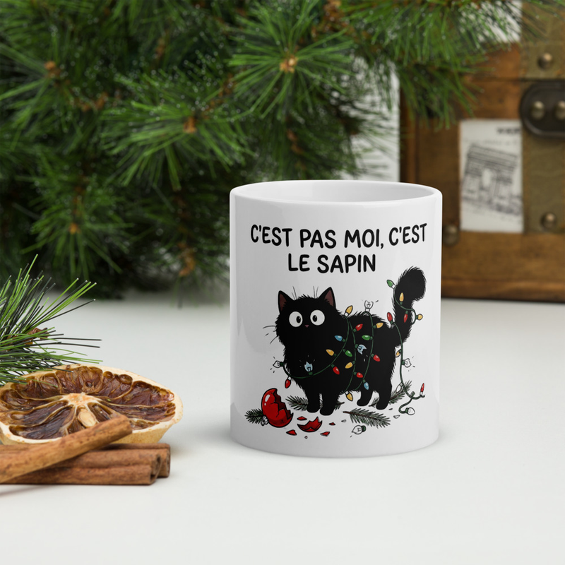 Mug Chat Noël