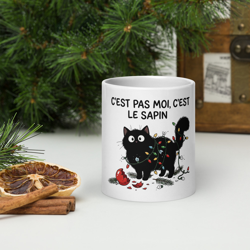 Mug Chat Noël