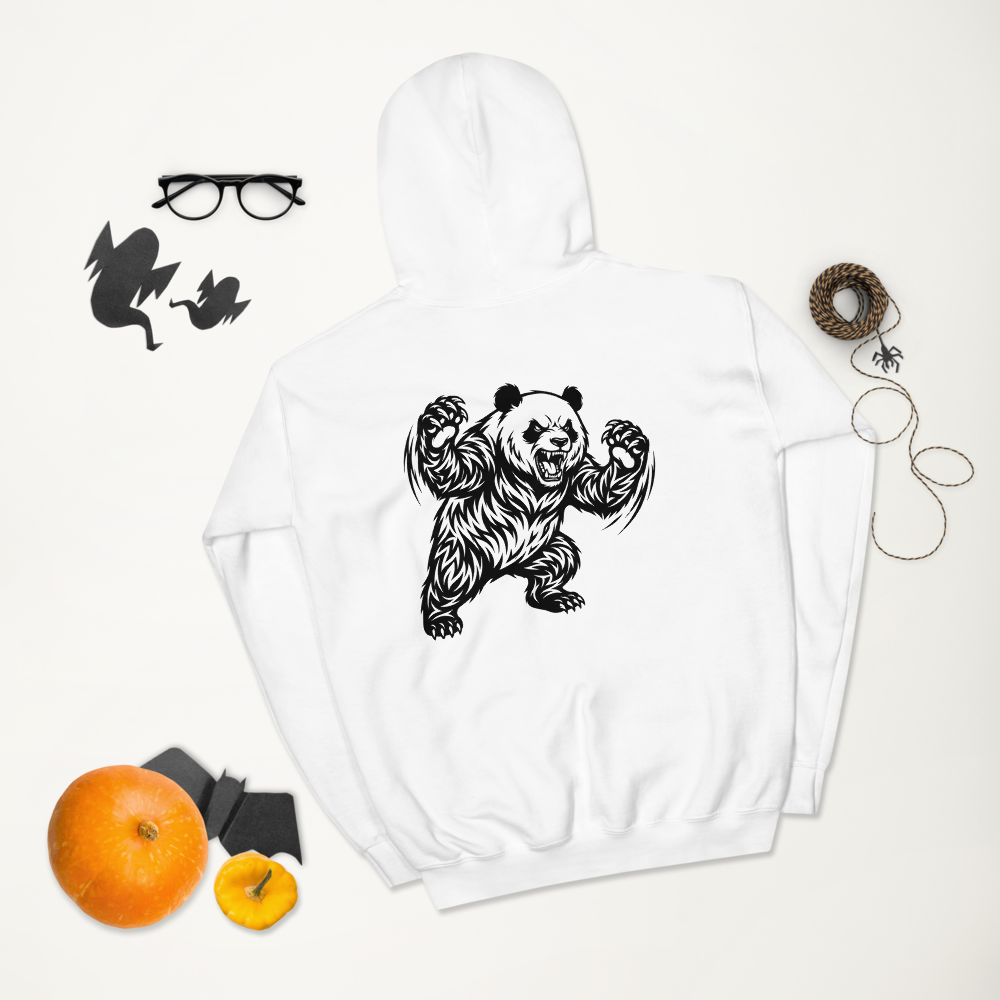 Sweat à capuche Panda féroce