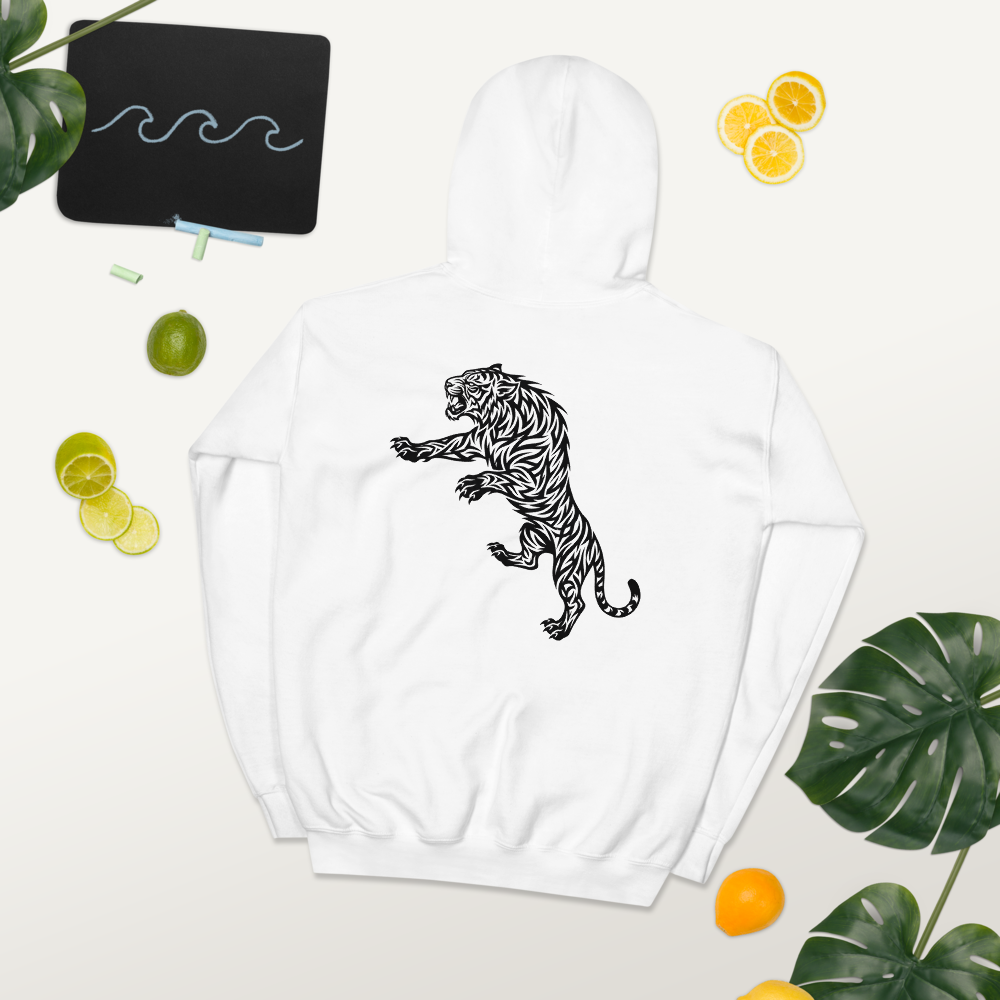 Sweat à capuche tigre